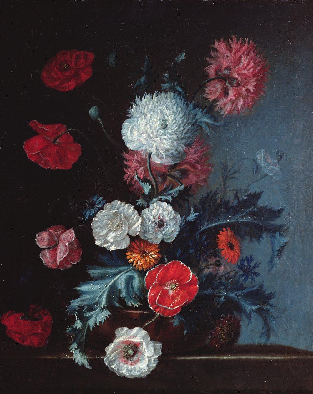 Bukett med blomster, 1775 av Pierre Labatie