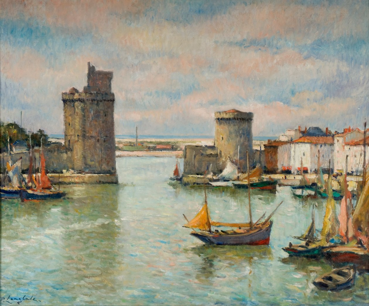 Byen La Rochelle av Pierre Langlade