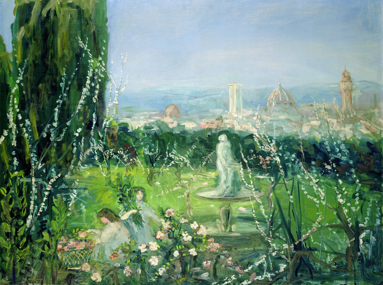 Utsikt over Firenze, ca. 1909 av Pierre Laprade