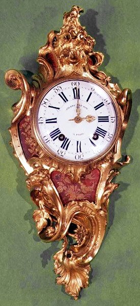 Brakett veggklokke, ca.1700 av Pierre Le Roy