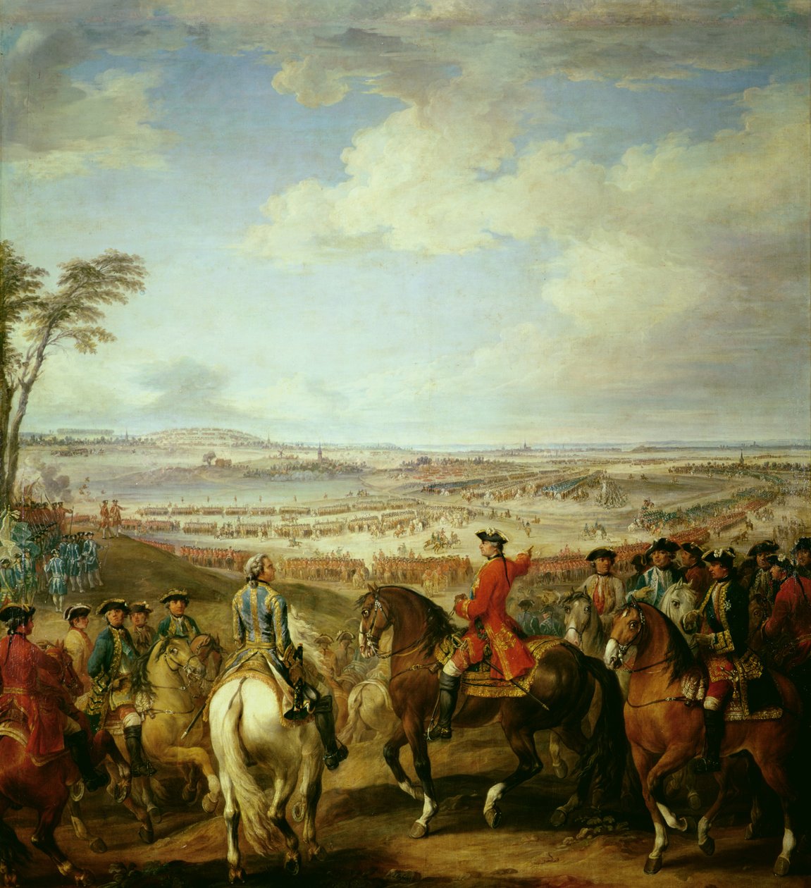 Slaget ved Lawfeld, 2. juli 1747 av Pierre Lenfant