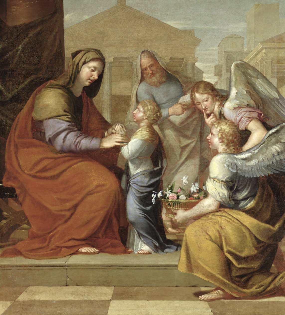 The Education of the Virgin, 1658 av Pierre Letellier
