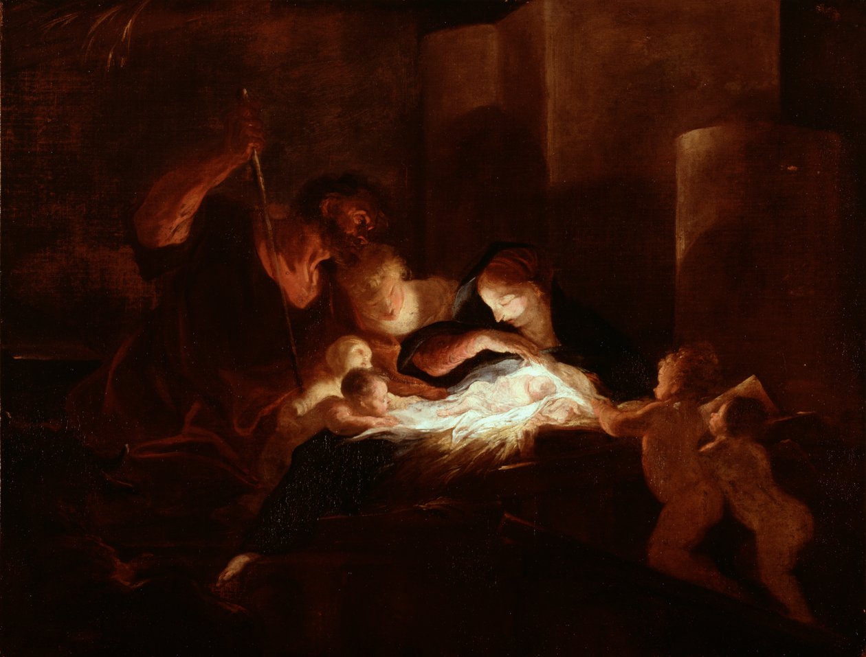 Fødselen av Pierre Louis Cretey or Cretet