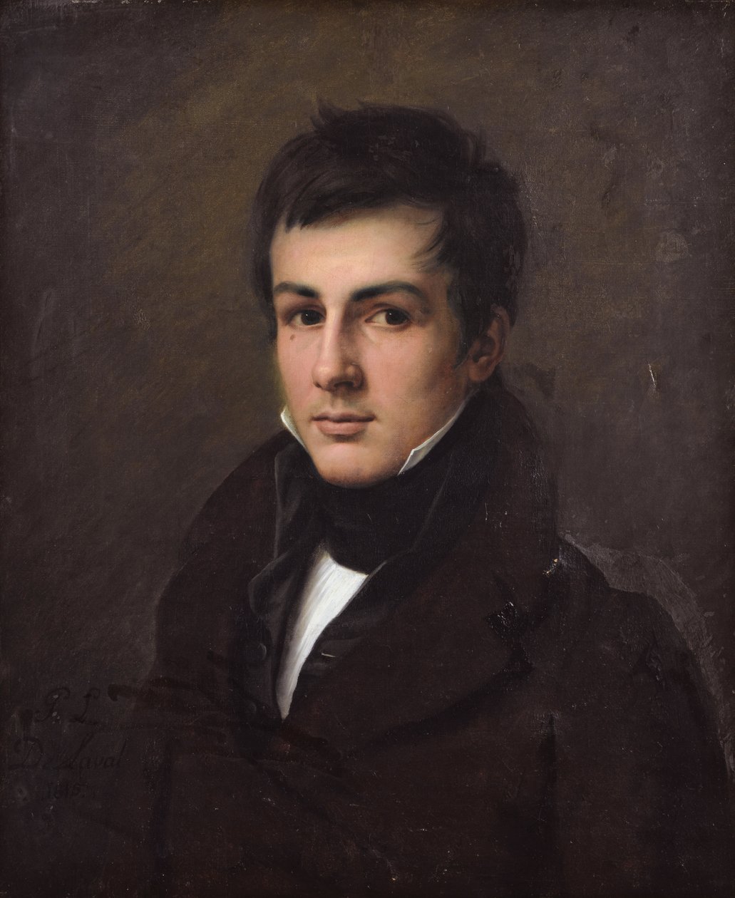 Portrett av Édouard Bertin av Pierre Louis Delaval