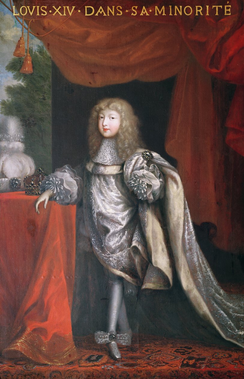 Louis XIV under hans minoritet av Pierre Mignard