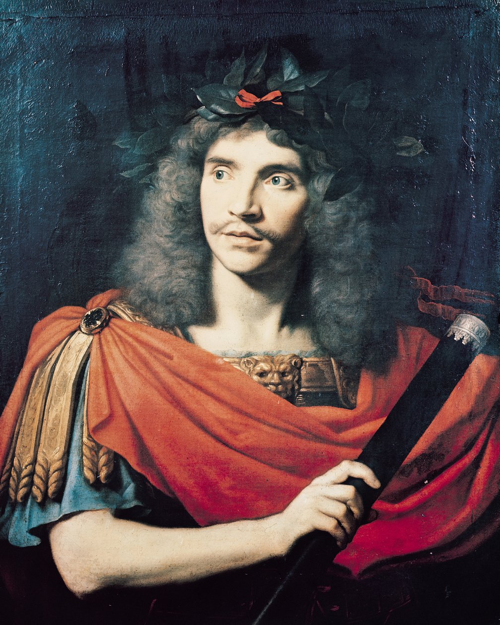 Moliere i rollen som Cæsar i Pompeius