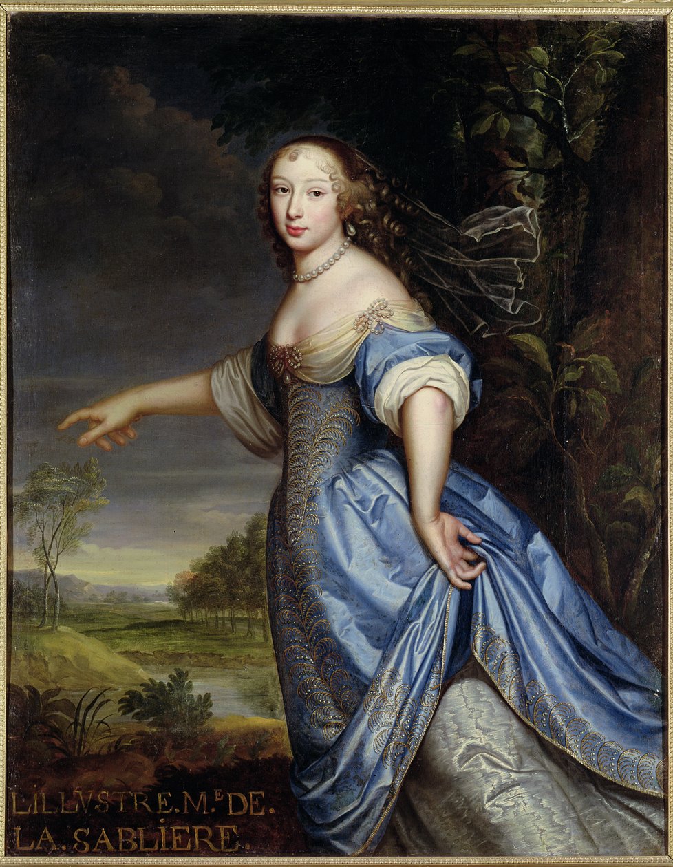Portrett av Madame de la Sabliere av Pierre Mignard