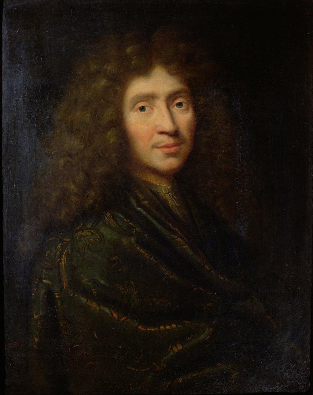Portrett av Moliere (1622-73) av Pierre Mignard