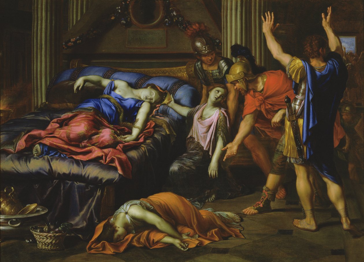 Kleopatras død av Pierre Mignard