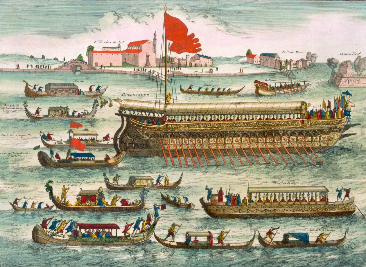 Typer navngitt forsendelse av venetianerne, i Lido, 1693 av Pierre Mortier