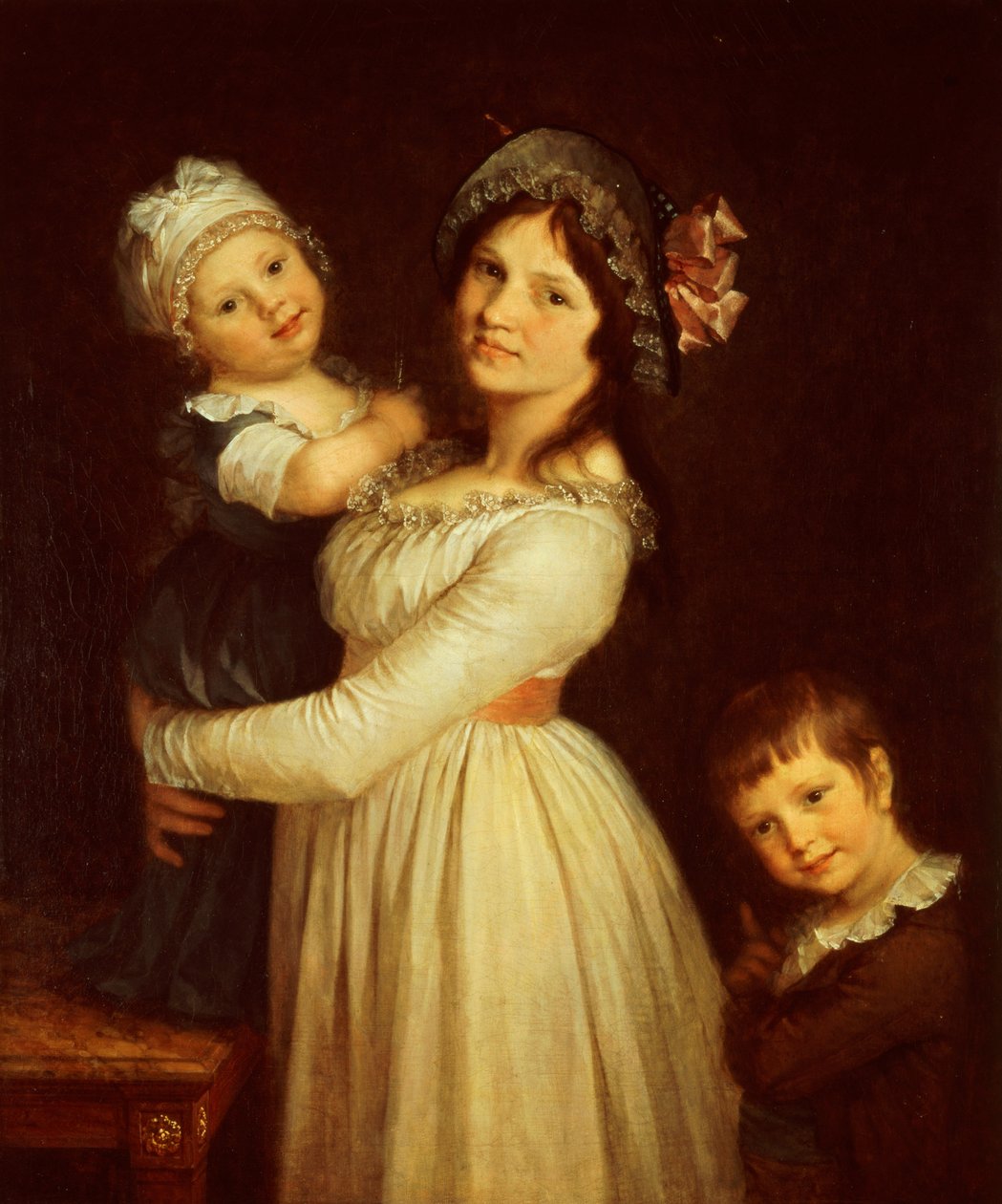 Familieportrett av Madame Anthony og barna hennes, 1785 av Pierre Paul Prudhon