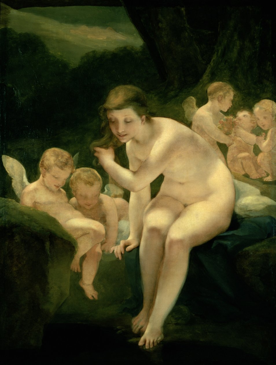 Venus bader eller uskyld av Pierre Paul Prudhon