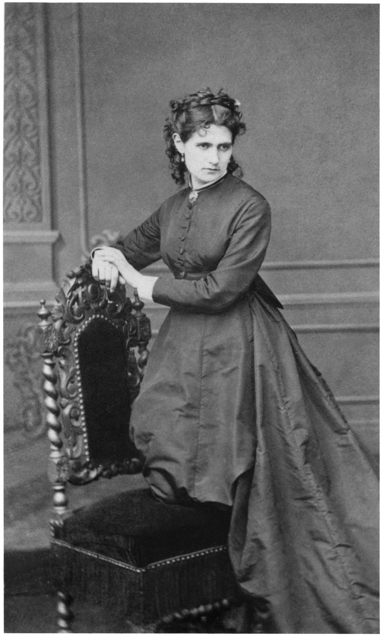 Berthe Morisot, 20. februar 1869 av Pierre Petit