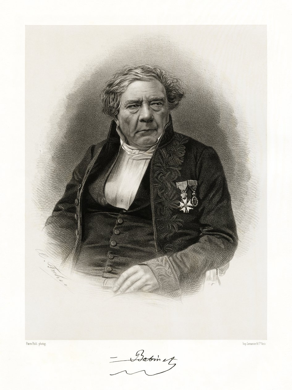 Jacques Babinet, 1865-66 av Pierre Petit