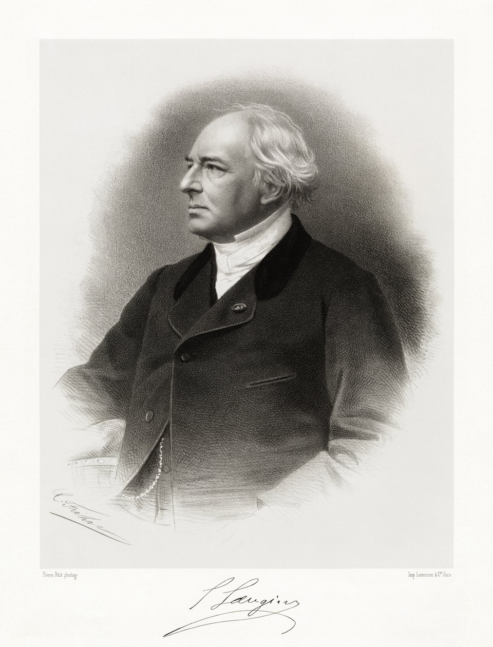 Stanislas Laugier, 1865-66 av Pierre Petit