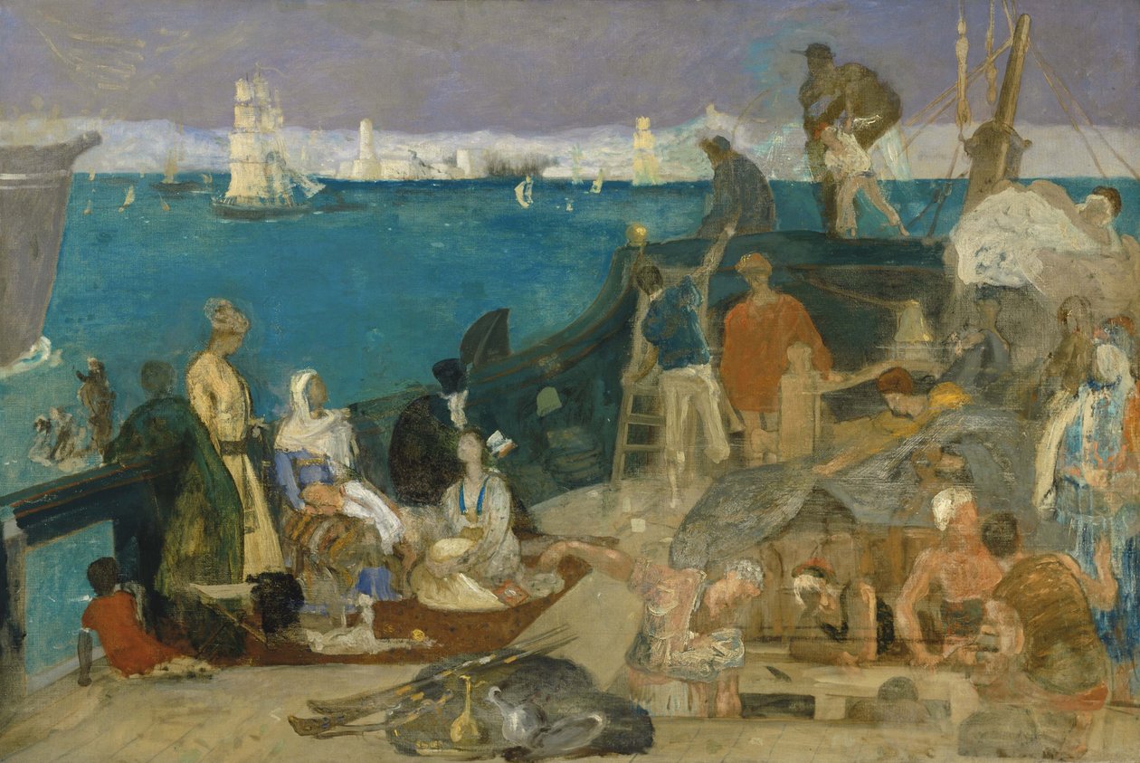 Marseille, inngangsporten til Orienten av Pierre Puvis de Chavannes