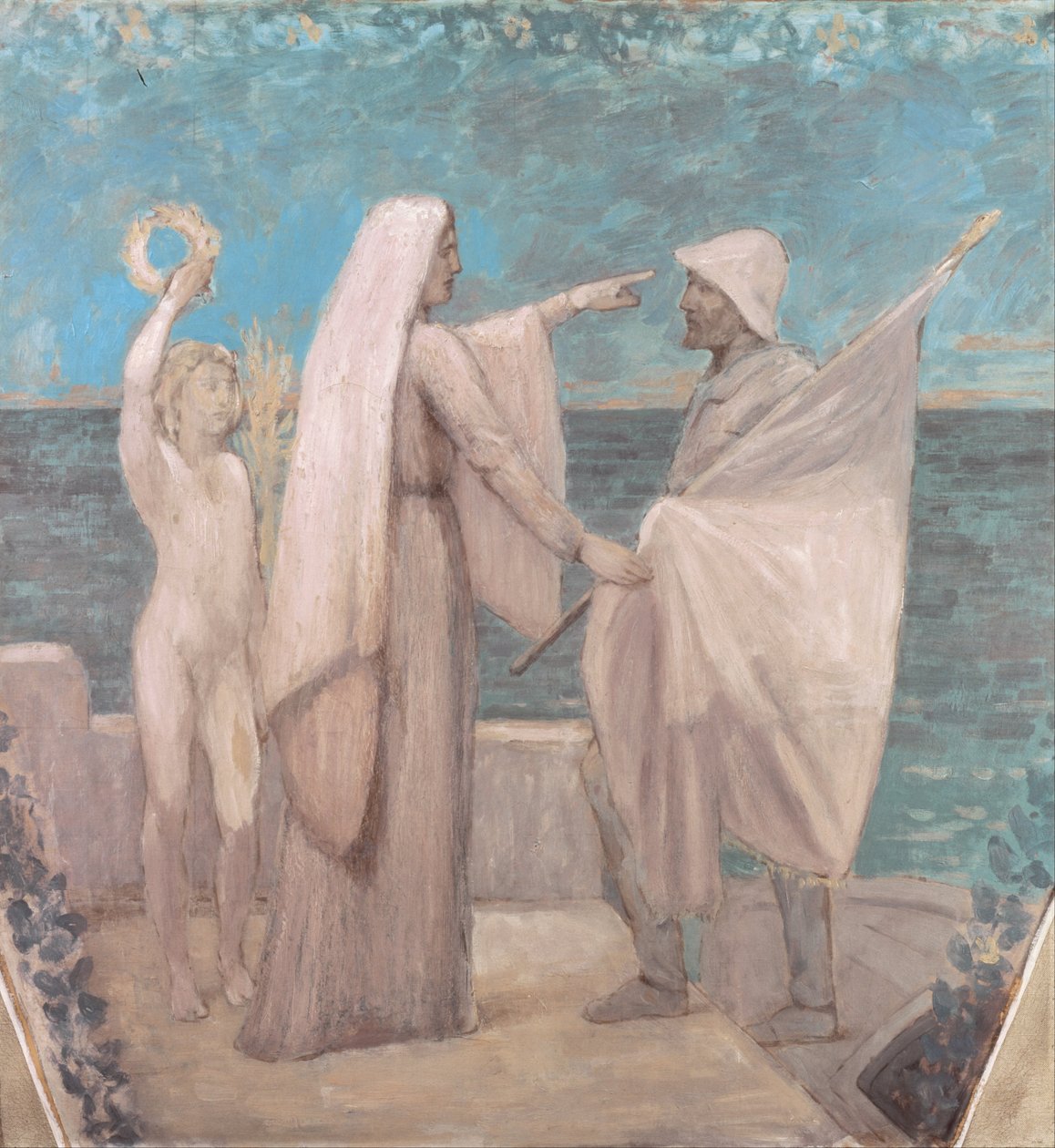 Studere for patriotisme av Pierre Puvis de Chavannes