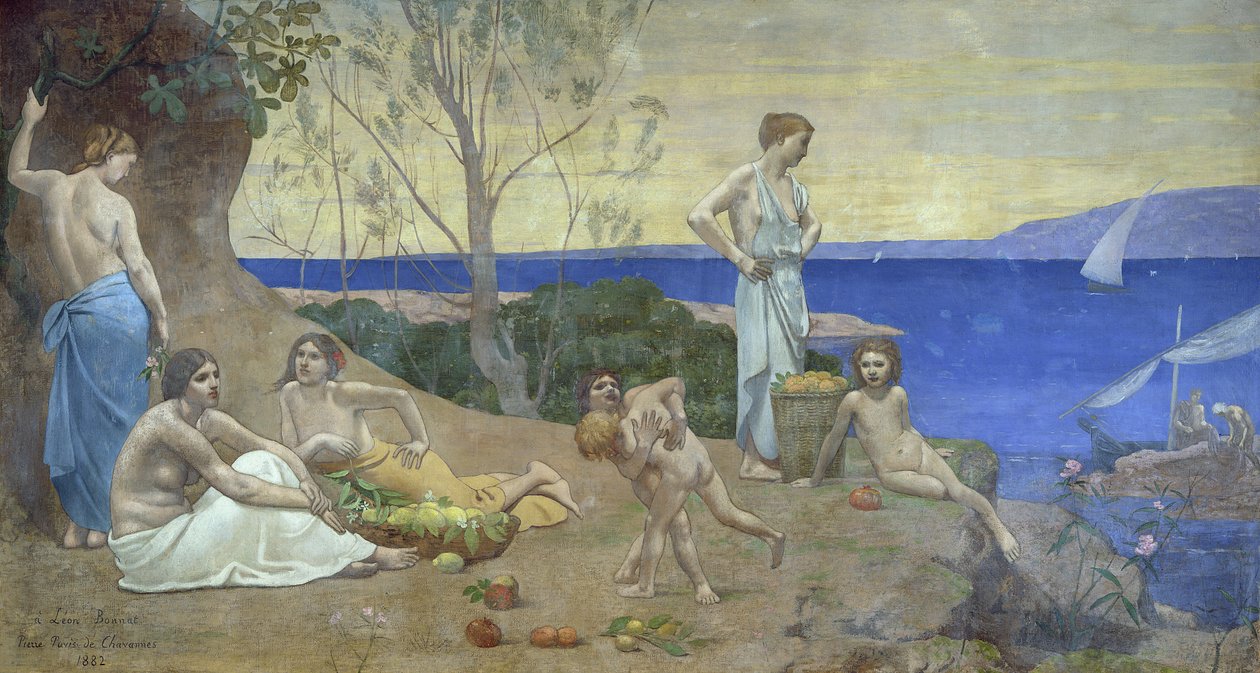 Søt land, 1882 av Pierre Puvis de Chavannes