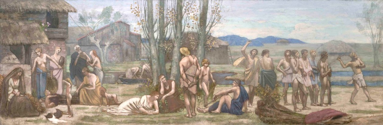Ludus Pro Patria, eller spiller for Ones Country av Pierre Puvis de Chavannes