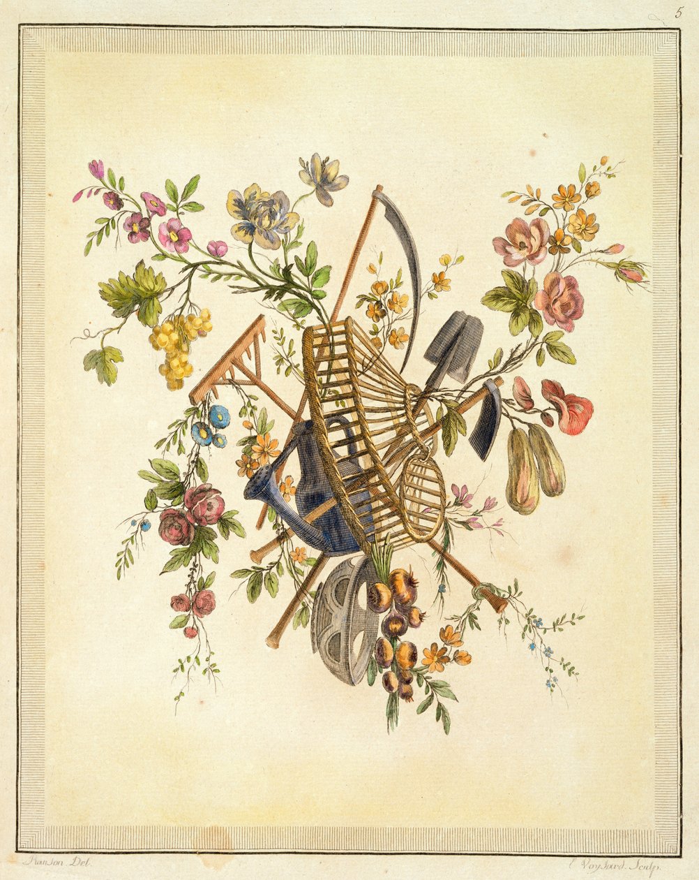 Et hagetekstildesign, fra 