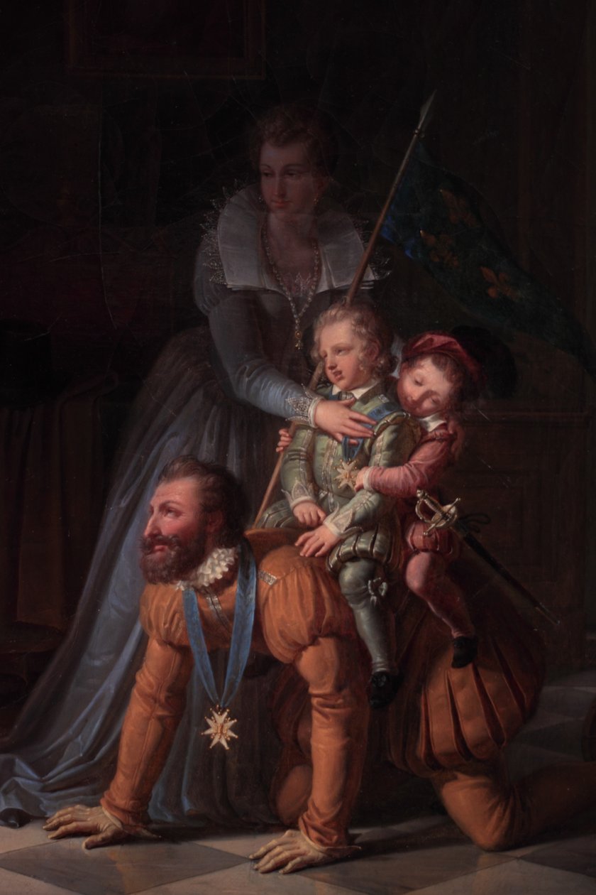 Henri IV og hans barn av Pierre Henri Revoil