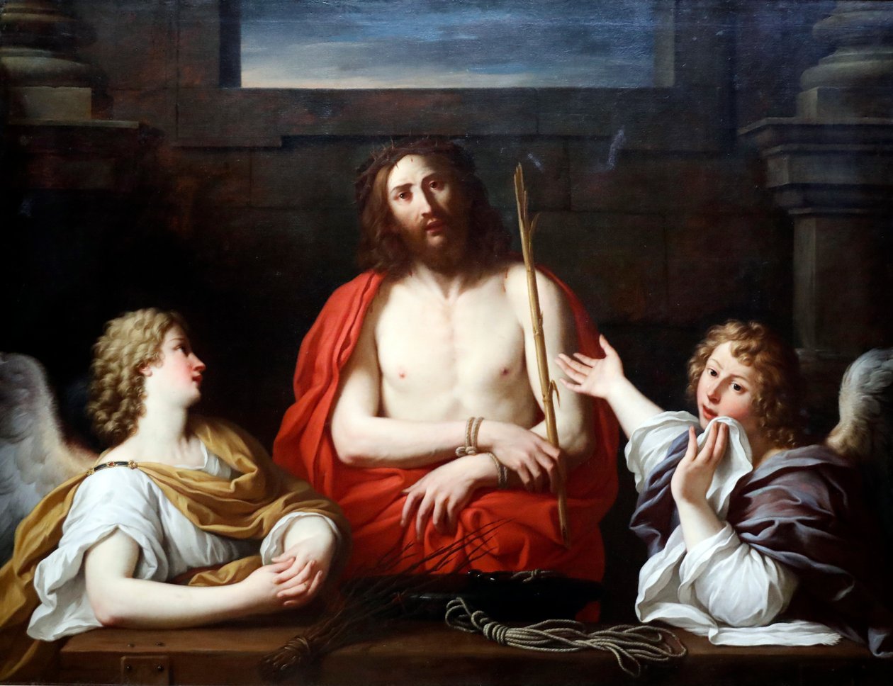 Se Mann, detalj, 1736 av Pierre Subleyras