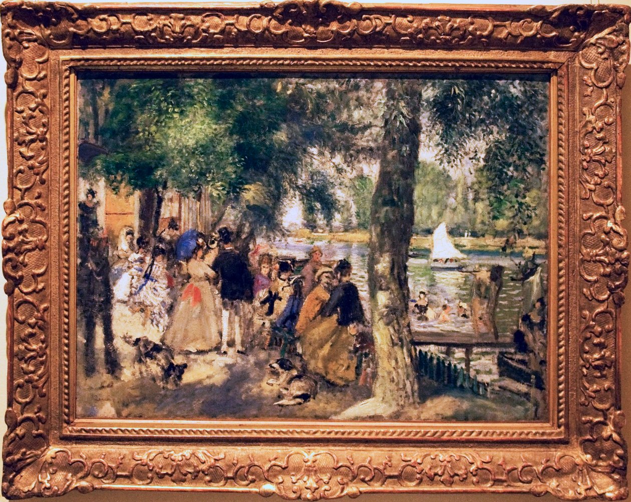 Bading på Seine La grenouillere av Pierre Auguste Renoir