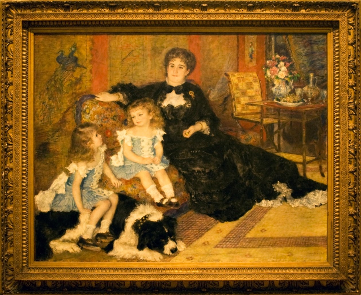 Mme Charpentier og hennes barn av Pierre Auguste Renoir