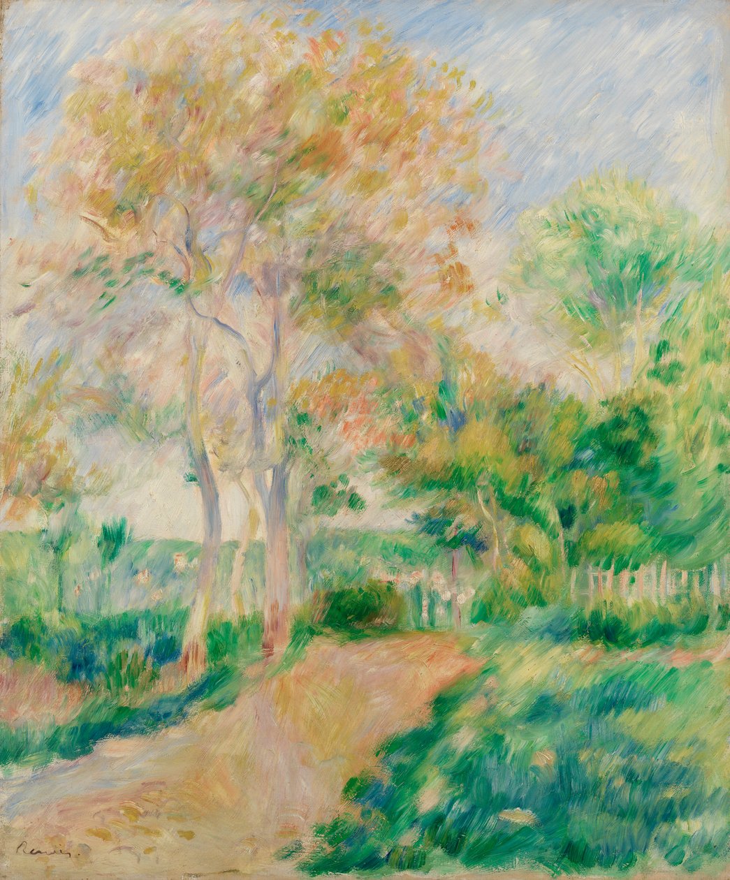 Høstlandskap av Pierre Auguste Renoir