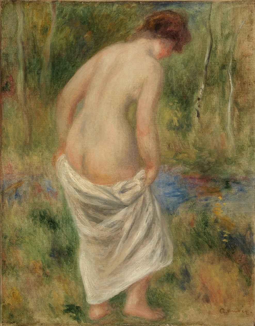 Etter badet av Pierre-Auguste Renoir