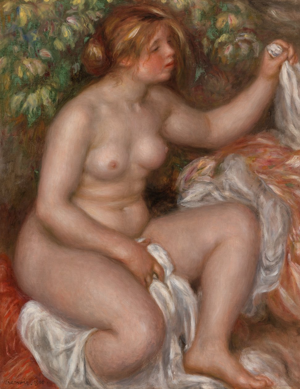 Etter badet av Pierre-Auguste Renoir