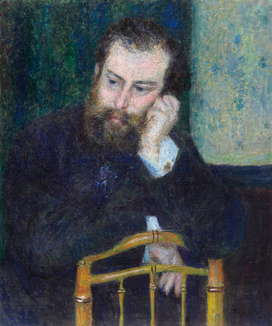 Alfred Sisley av Pierre-Auguste Renoir