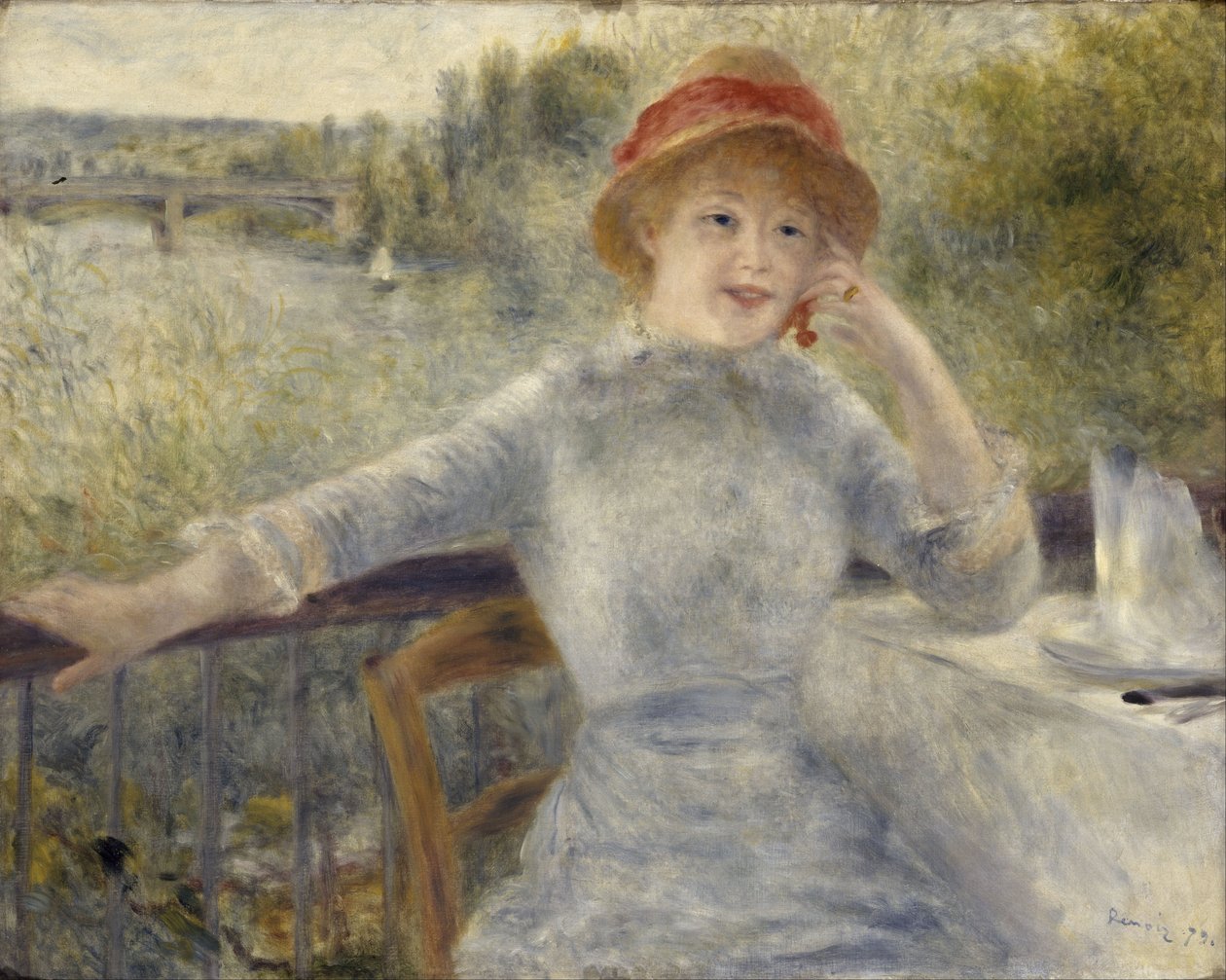 Alphonsine Fournaise av Pierre-Auguste Renoir
