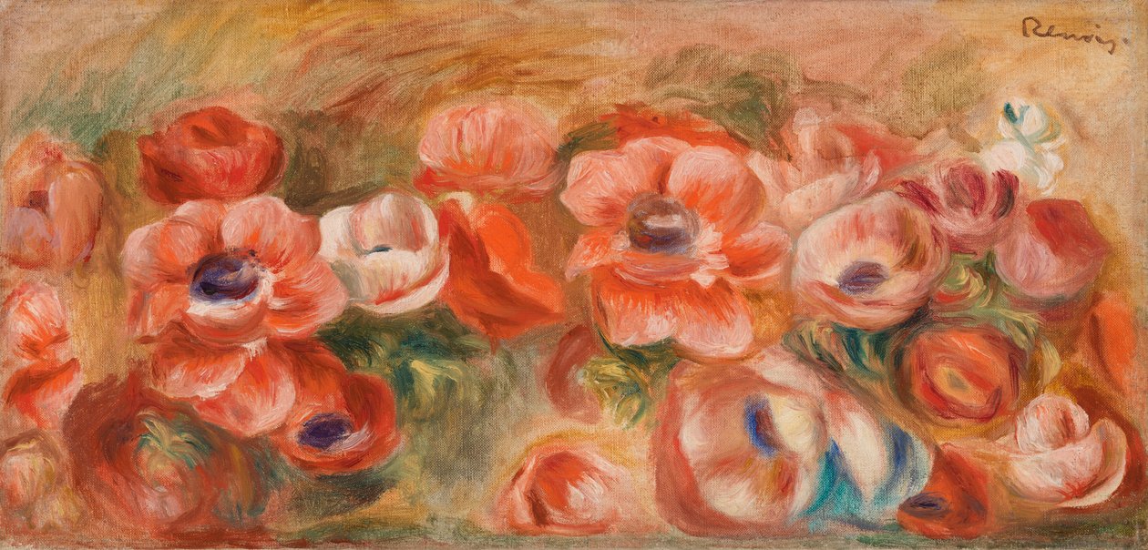 Anemoner (Anemoner) av Pierre-Auguste Renoir