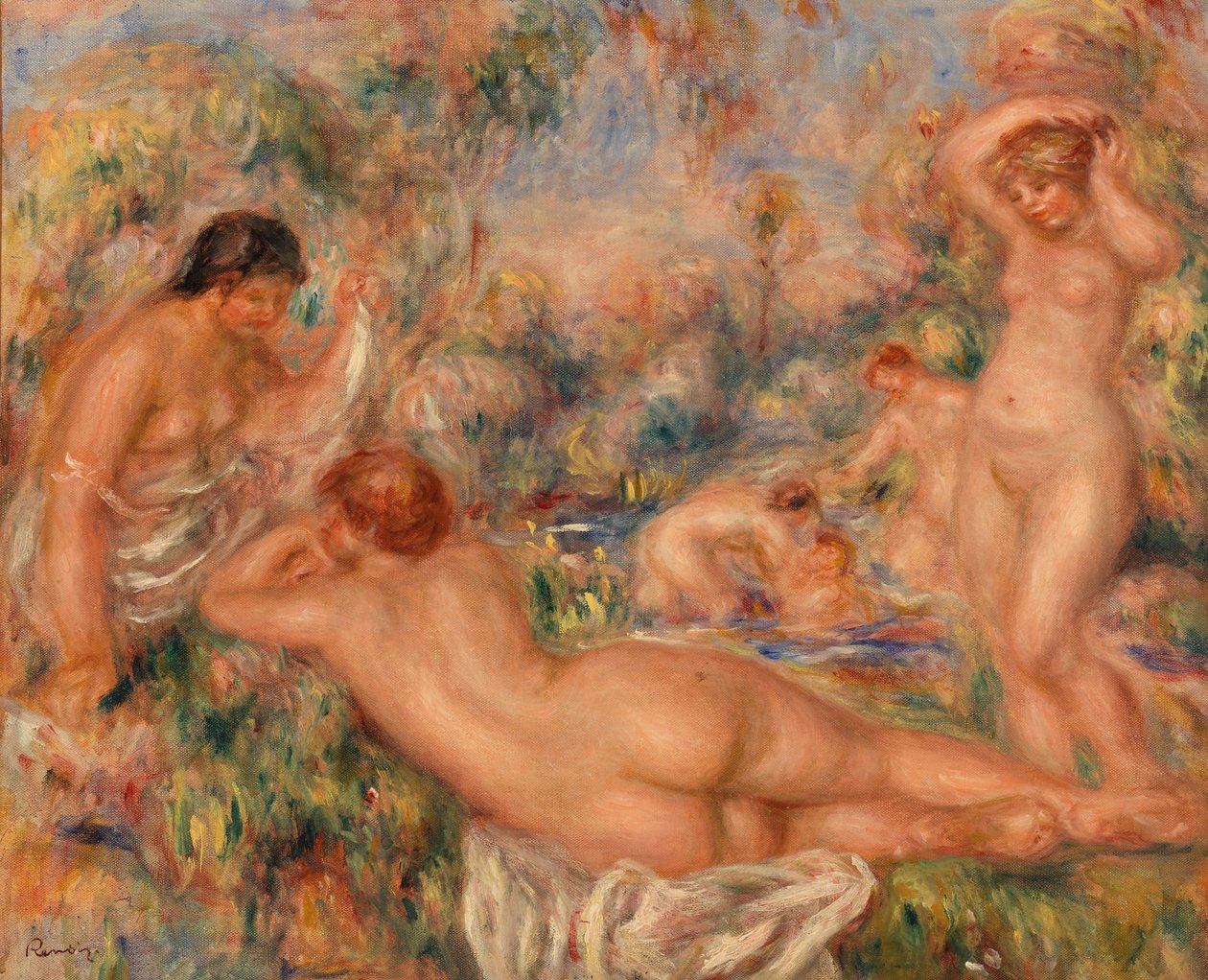 Badende av Pierre-Auguste Renoir