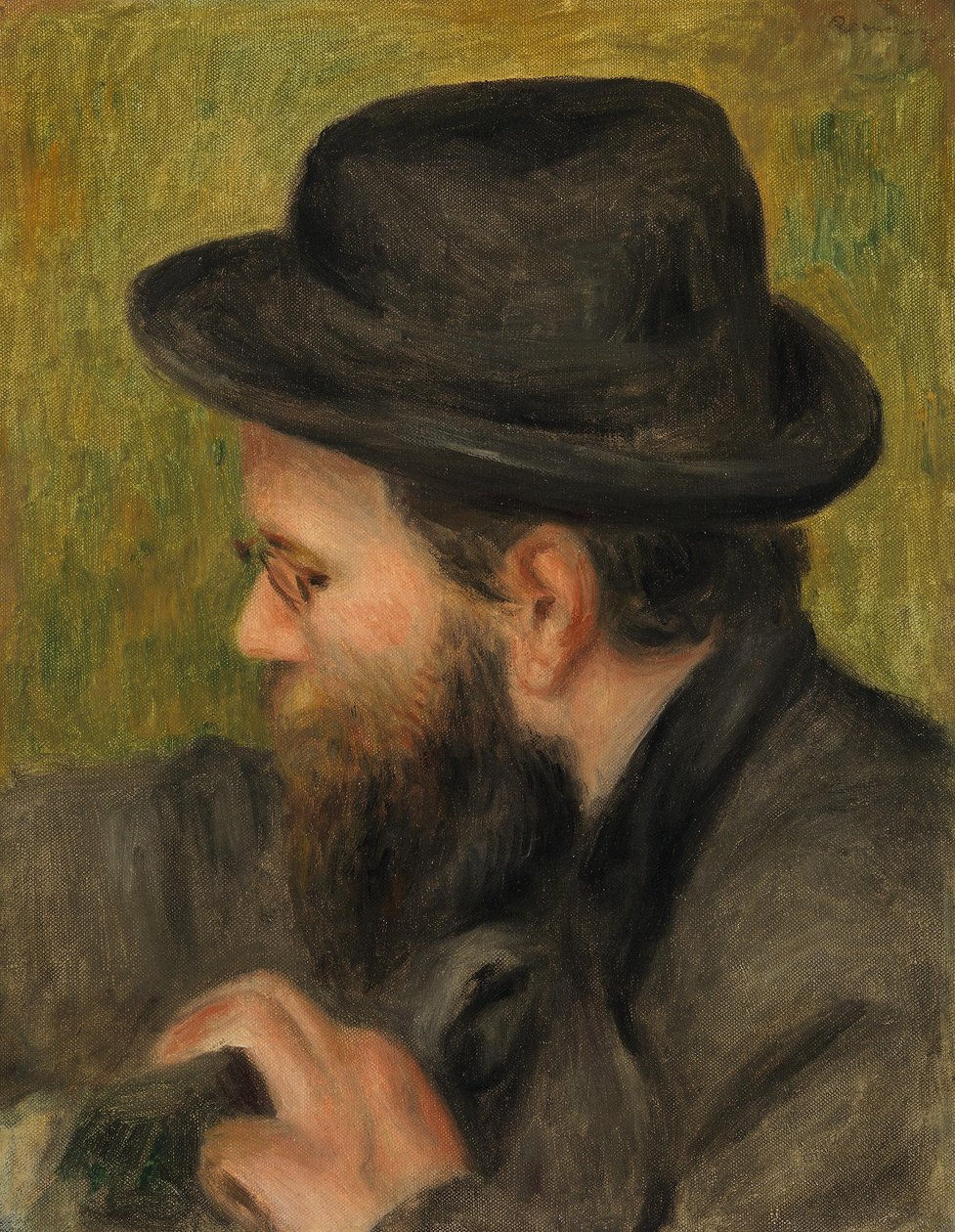 Portrett av herr Bernard i profil av Pierre-Auguste Renoir