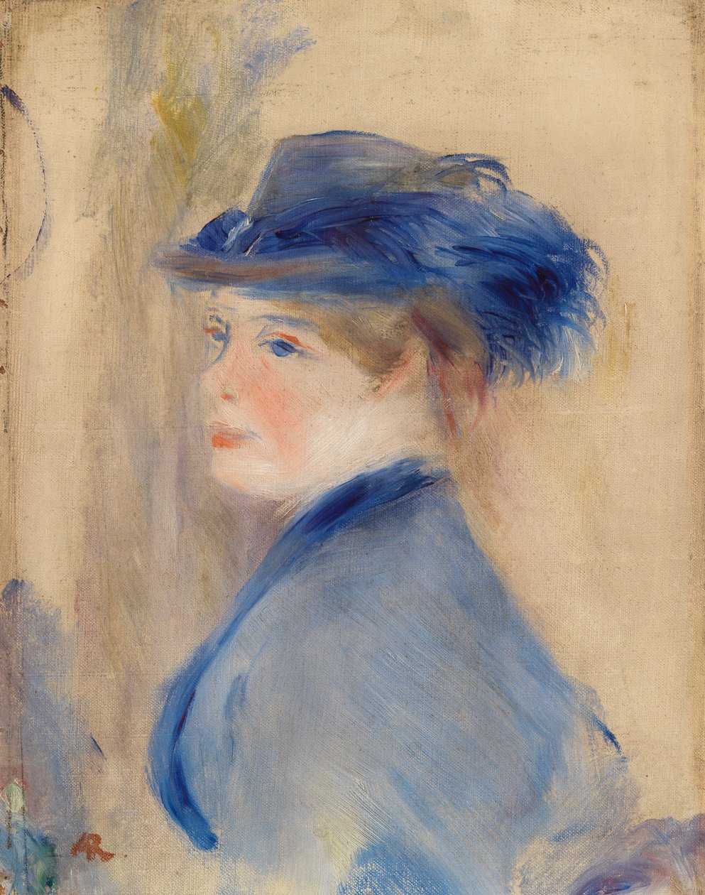 Byste av en kvinne (Buste de femme) av Pierre-Auguste Renoir