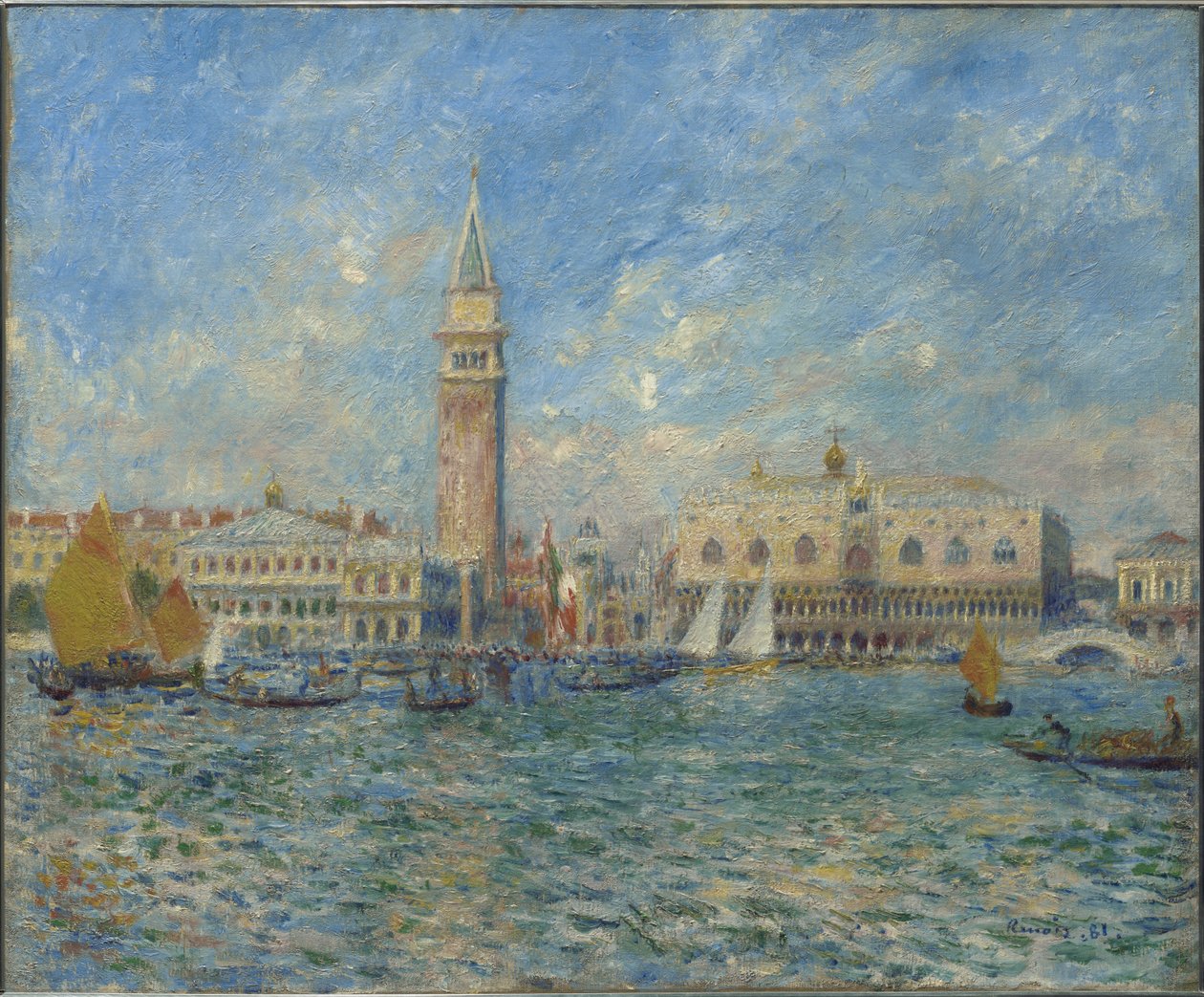 Dogepalasset, Venezia av Pierre-Auguste Renoir