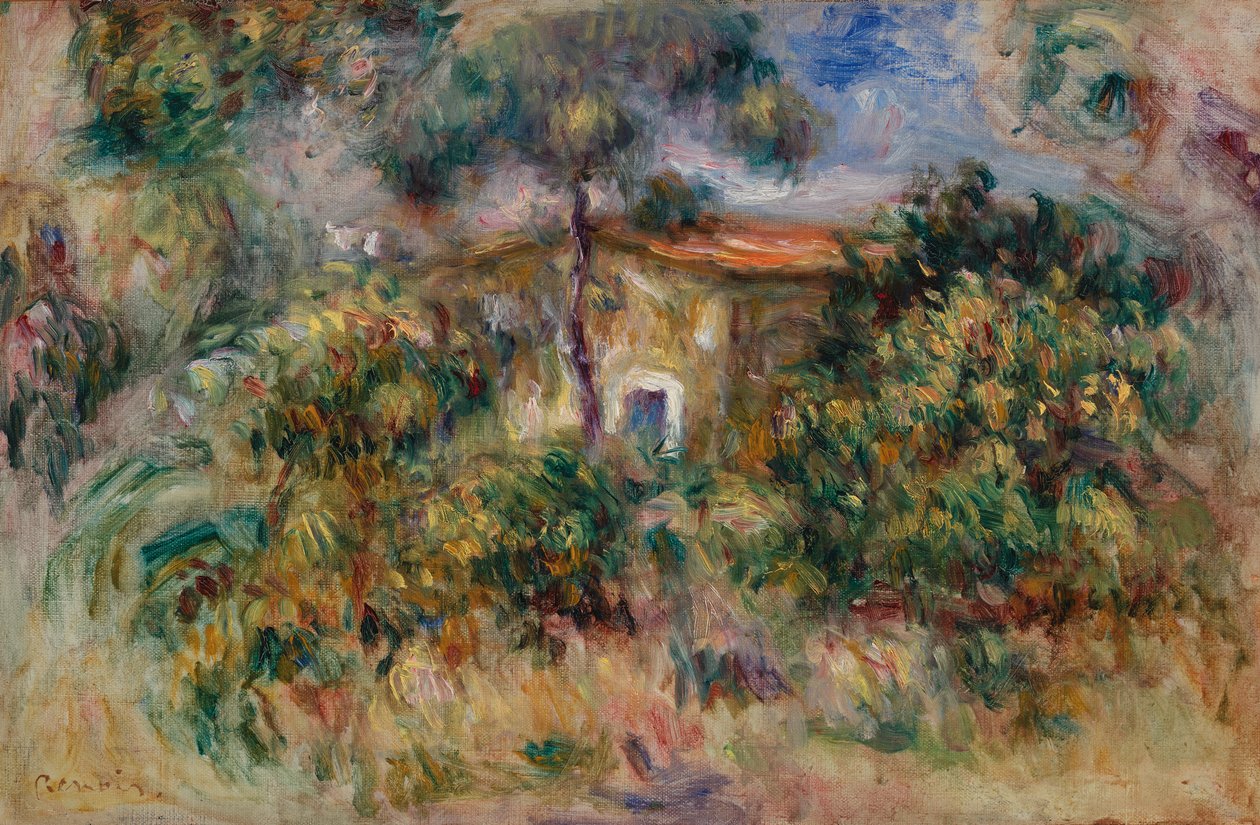 Våningshus av Pierre-Auguste Renoir