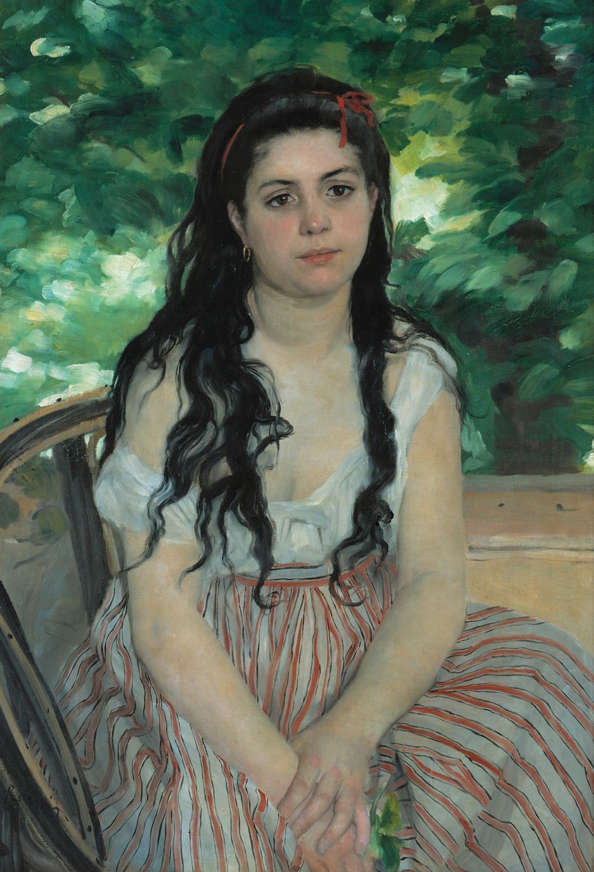 Om sommeren - La bohémienne av Pierre-Auguste Renoir
