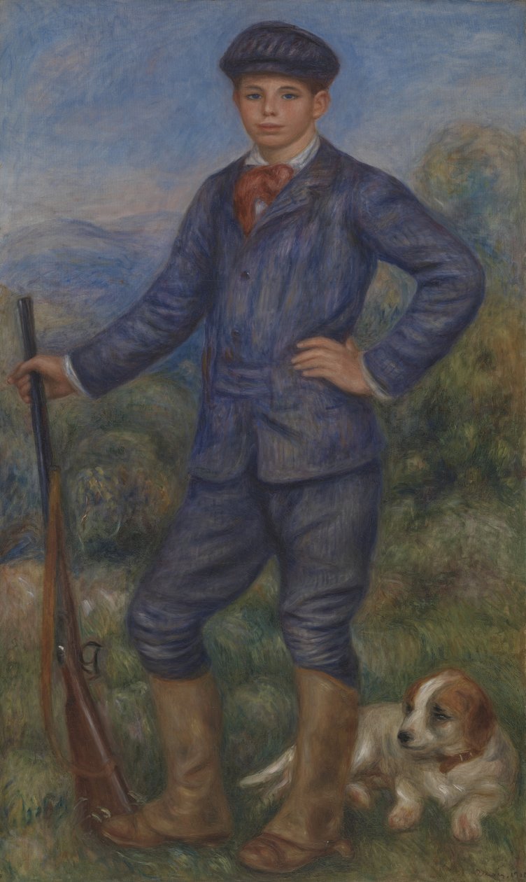 Jean som jeger av Pierre-Auguste Renoir