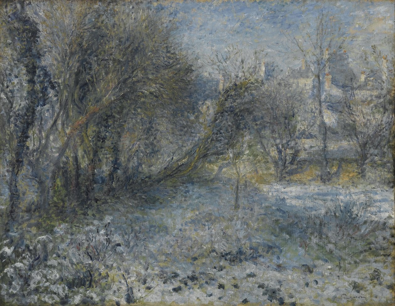 Snølandskap av Pierre-Auguste Renoir