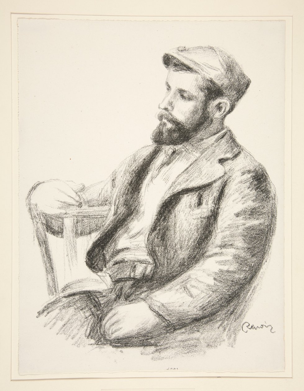 Portrett av Louis Valtat av Pierre-Auguste Renoir