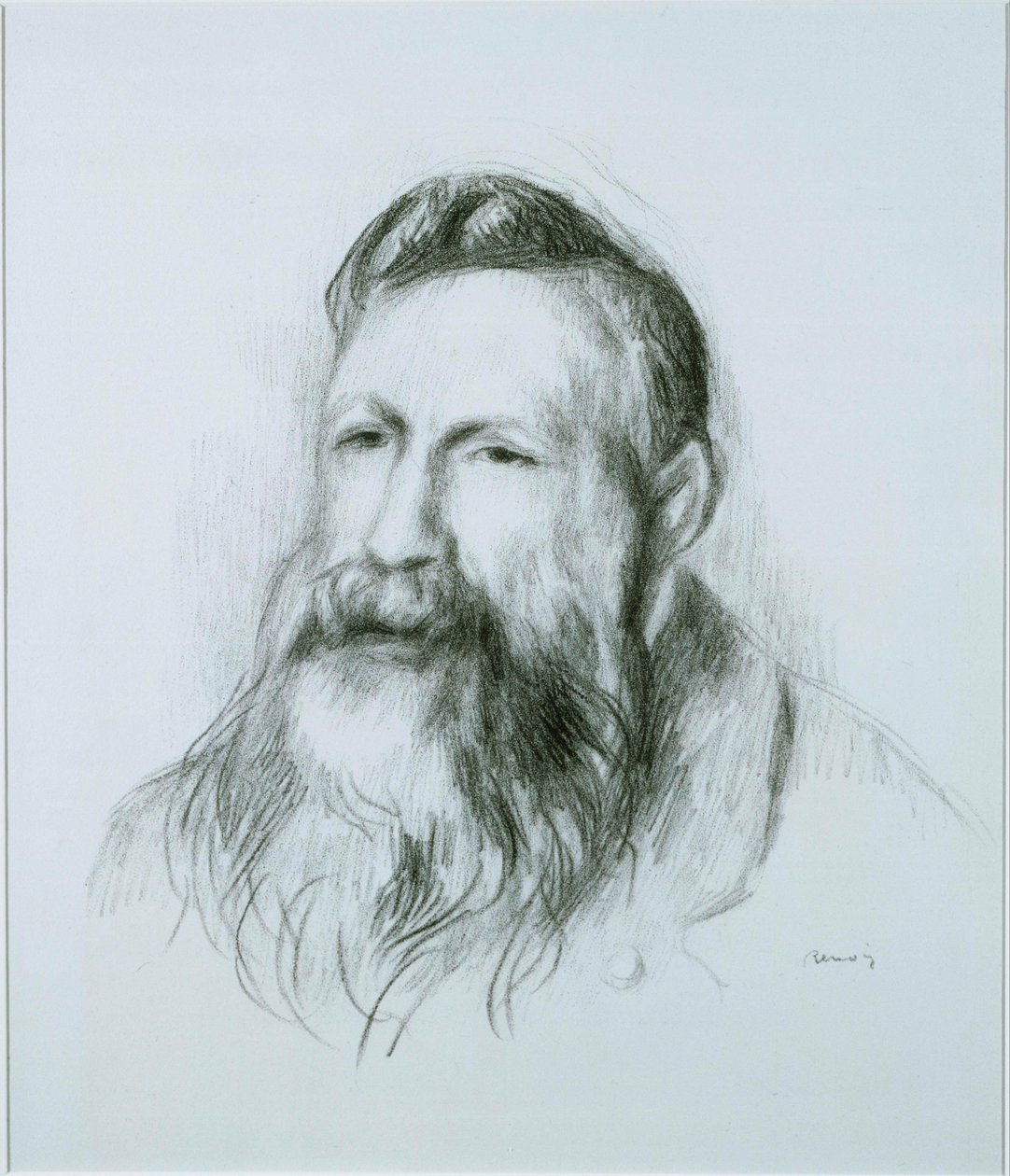 Portrett av Rodin av Pierre-Auguste Renoir