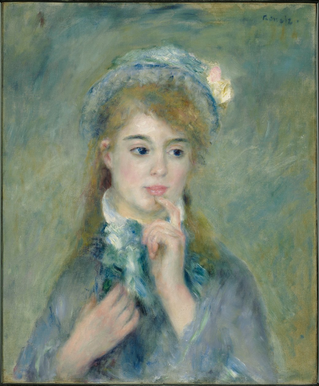 Portrett av en ung kvinne (Den uskyldige) av Pierre-Auguste Renoir