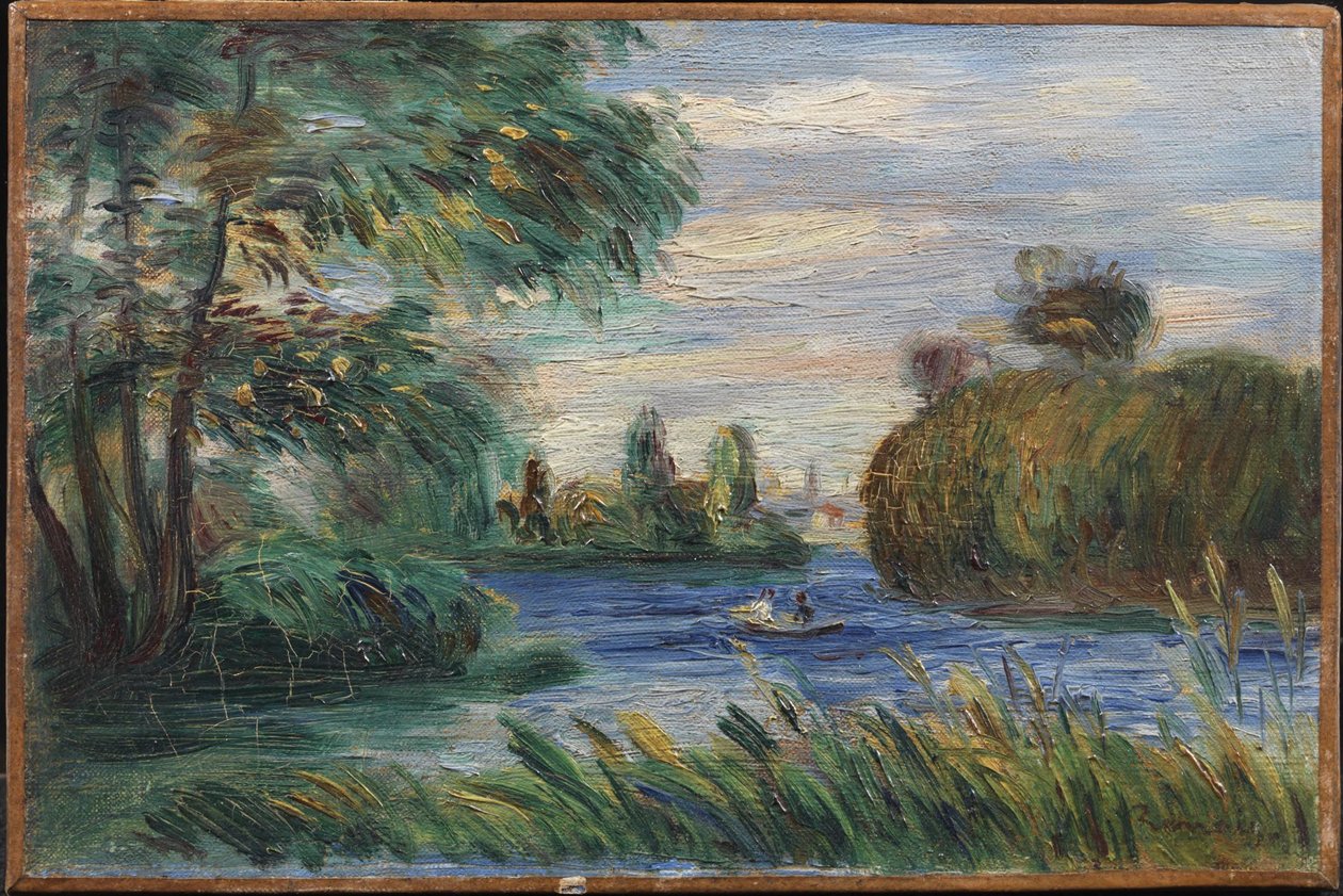Elvelandskap av Pierre-Auguste Renoir