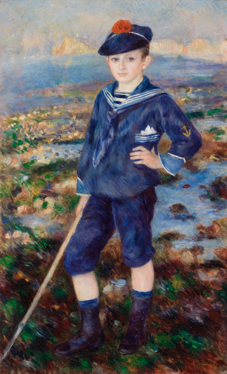 Sailor Boy (portrett av Robert Nunès) av Pierre-Auguste Renoir