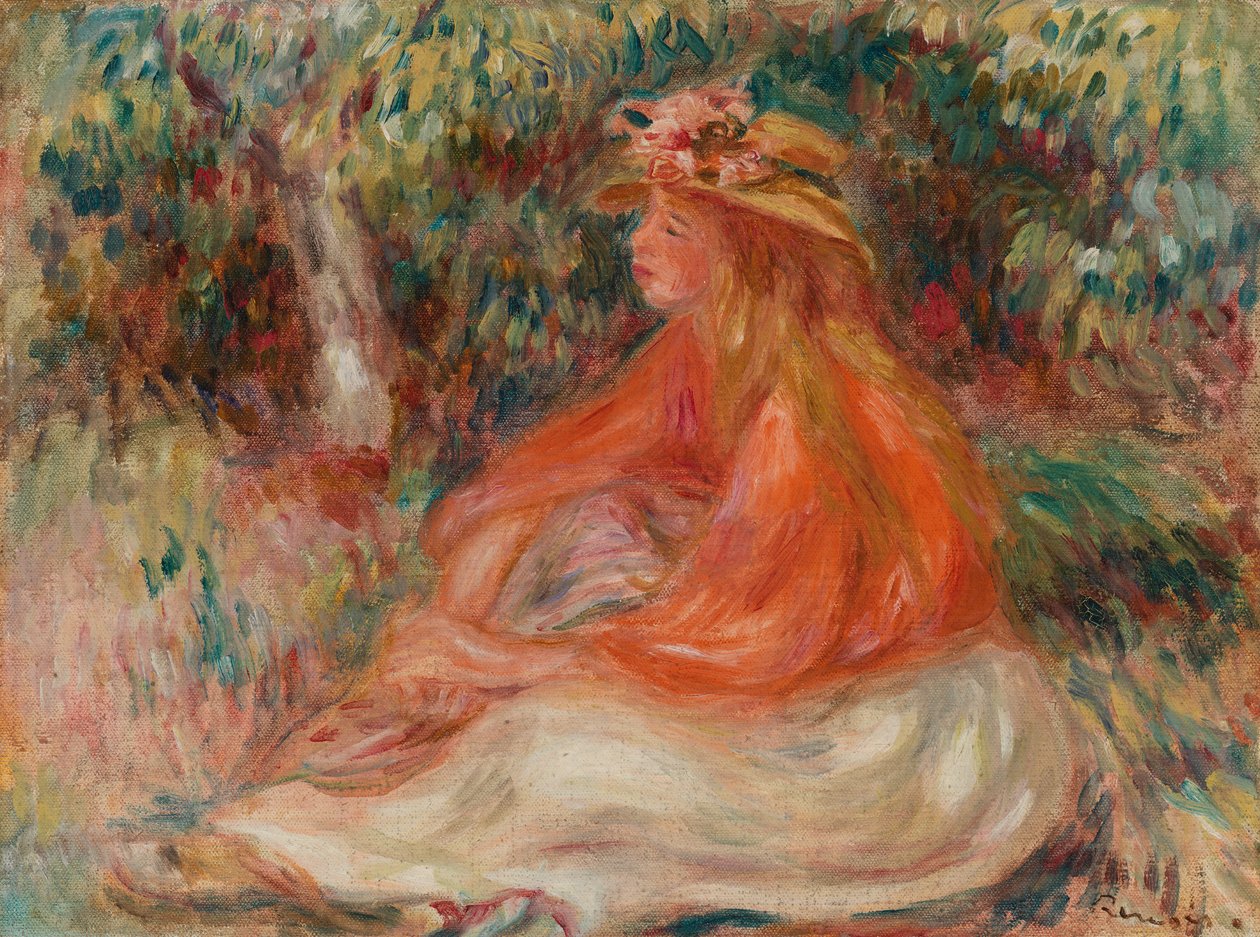 Sittende kvinne (Femme assise) av Pierre-Auguste Renoir