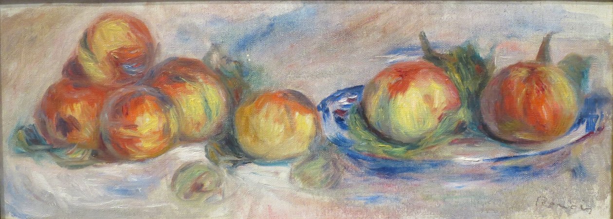 Stilleben med epler av Pierre-Auguste Renoir