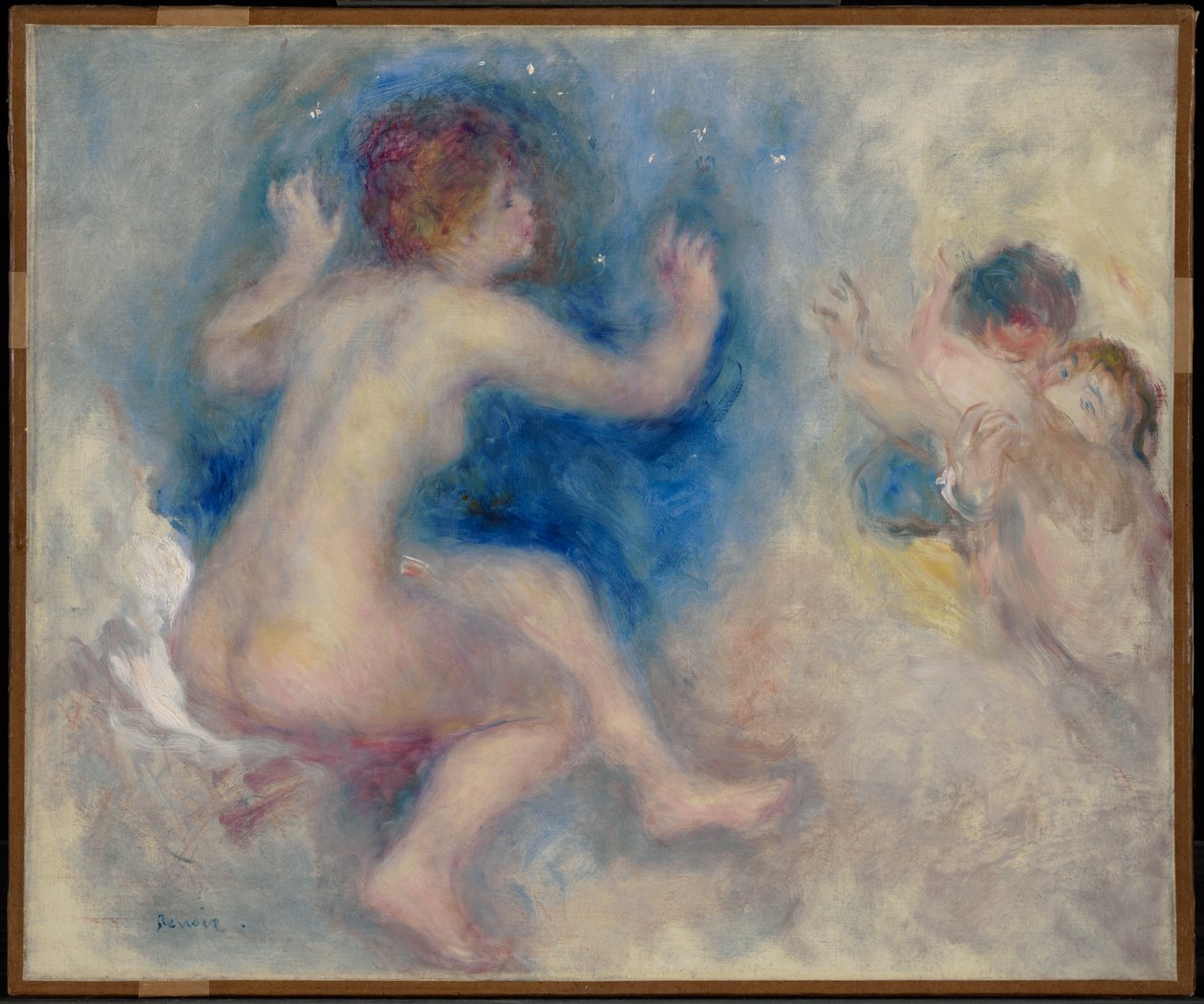Studie til «Scene fra Wagners Tannhäuser, tredje akt» av Pierre-Auguste Renoir